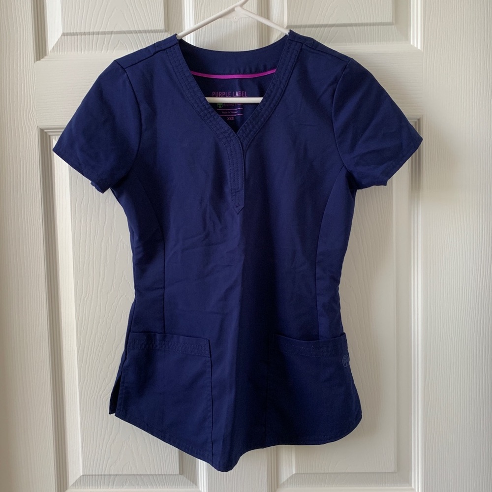 Healing Hands Purple Label Scrub Top XXS